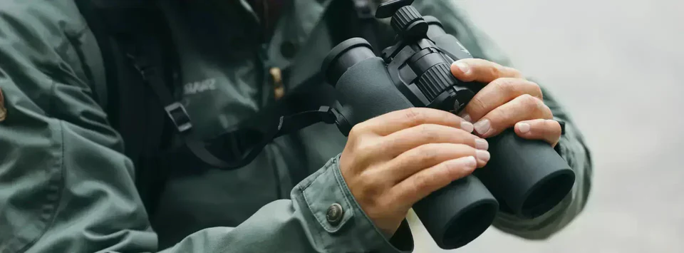 Binoculars closeup