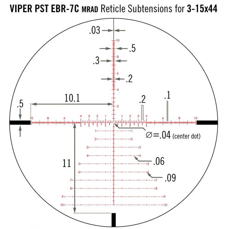 Viper PST Gen II 1-6×24 SFP