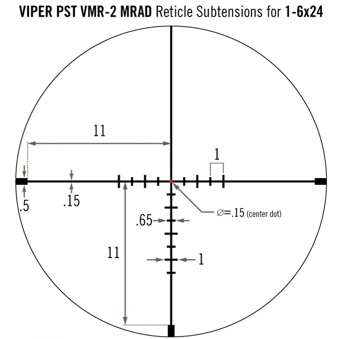 Viper PST Gen II 1-6×24 SFP