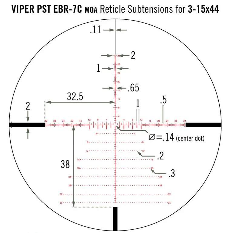 Viper PST Gen II 2-10×32 FFP